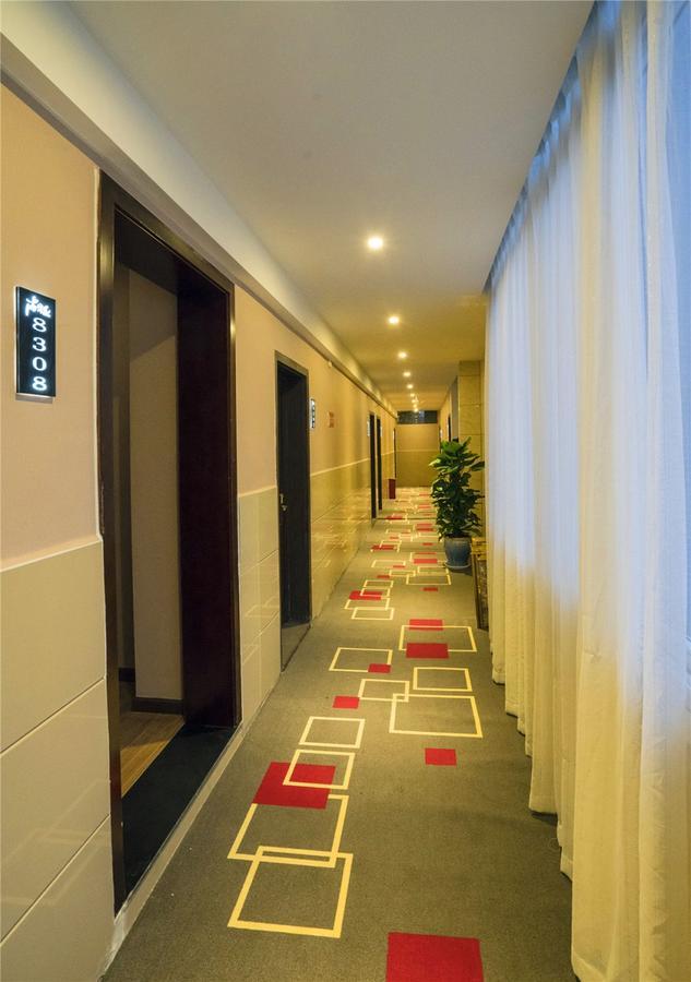 Thank Inn Chain Hotel Sichuan Guangan Wusheng County Hongwu Avenue Exteriör bild